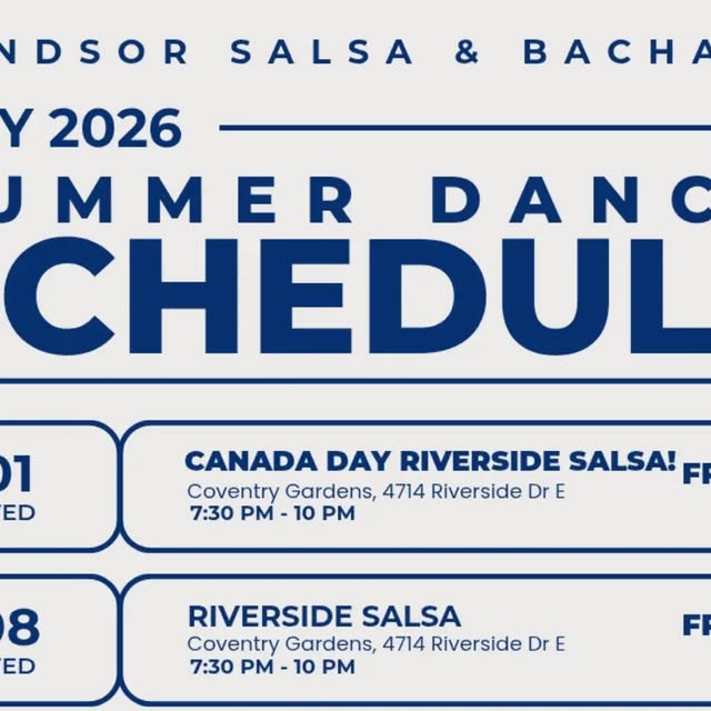 Riverside Salsa at Coventry Gardens
